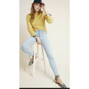 Citizens of Humanity Rocket Ankle Mid Rise Skinny Button Fly Blue Jeans Size  29